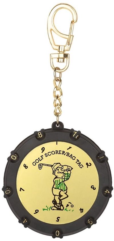 Dailygoods - Dailygoody - Golf Score Houden - Scoreteller 18 Holes - Draagbare Clip - Handige Wielen - Voor Wedstrijden - Competities