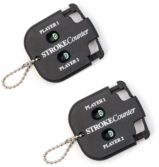 Dailygoods - Dailygoody - Golf Score teller - Puntenteller - Handteller - 2 Stuks - Golf Resultaat Indicator - Ideaal voor golfers - Compact en lichtgewicht