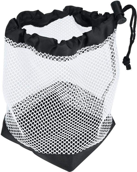 Dailygoods - Dailygoody - Golfbalzak - Opbergtasje Golf - Duurzaam Nylon - Geschikt voor 36 Golfballen - Trekkoord Sluiting - Ideaal voor Golfspelers