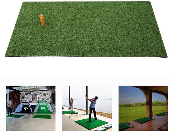 Dailygoods - Dailygoody - Golfmat - Training Net Hitting Mat - Duurzaam en flexibel - 24 x 12,2 inch - Voor indoor en outdoor - Verbeter je swing - Ideaal voor gol
