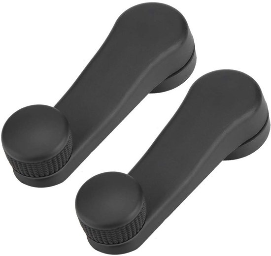 Dailygoods - Dailygoody - Raamslinger - Auto Raamwinder - Voor Golf MK3 MK4 Vento Bora - Zwart - 2 Stuks - Hoogwaardige ABS - Perfecte Pasvorm