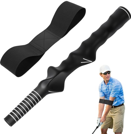 Dailygoods - flintronic Golf Training Grip, Golf Grip Training Aid, Anti-Slip Golf Swing Trainer, Houding Correctie Praktijk Uitlijning voor Beginner, Rechtshandige Golfers van Dailygoods