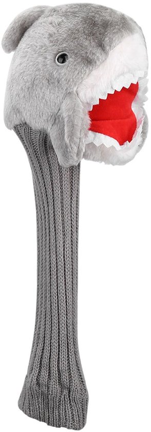 Dailygoods- Golf Club Cover Haaienkop - Handgemaakt - Zacht & Elastisch - Universele Pasvorm - Bescherming tegen Krassen - Lange Levensduur - Headcover van Dailygoods