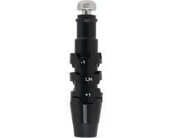 Dailygoods - Golf Shaft Sleeve Adapter - Aluminium Adapter - Zwart - Geschikt voor Krank Driver - 0,35 inch - Lichtgewicht en Sterk van Dailygoods