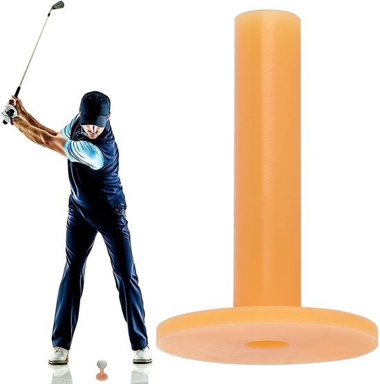 Dailygoods- Golf Tees 80mm Rubber - Golf Accessoires - Golf Training - Duurzaam - Antislip - Geschikt voor binnen/buiten - Golftraining