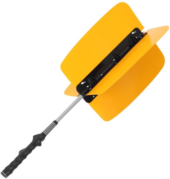 Dailygoods - Golf Wind Swing Fan - Golf Training Tool - Ideaal voor Golfers - Geel - Verbeter je Swing - Perfect voor Oefeningen - Golf Accessoire