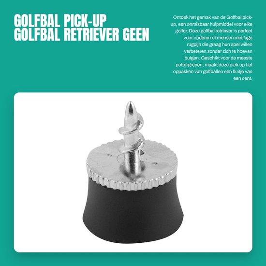 Dailygoods - Golfbal pick-up - Golfbal retriever - Geen buigen nodig - Rubber - Oefening hulpmiddel - Golfclubaccessoires - Geschikt voor ouderen - Co... van Dailygoods