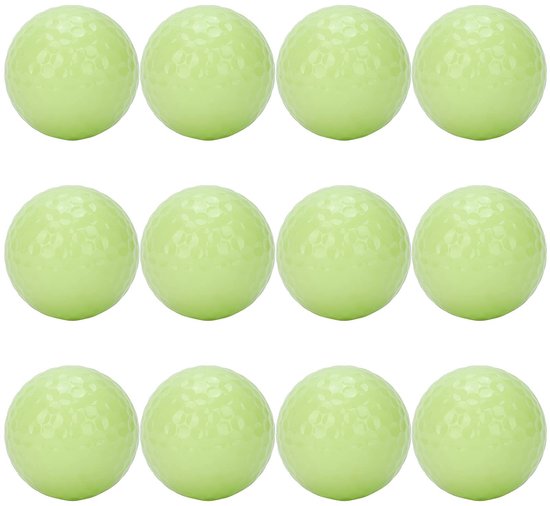 Dailygoods - Golfballen - Gloeiende Golfballen - Perfect voor Nacht Golf Training - Lichtgevende Golfbal - Golf Training - Oefening in het Donker