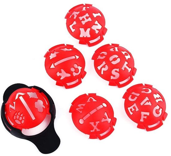 Dailygoods - Golfballijnmarkering - Precisie en snelheid - Perfecte lijnen - 6-stuk set - Golfbalmarkeringgereedschap - Geschikt voor golfers van alle
