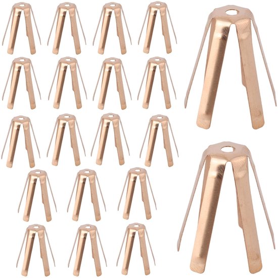 Dailygoods- Golfclub-Afstandhouders 20 Stuks - Verstelbare Messing Poots - Geschikt voor 335/350/355/370 - Goudgeel - Diameter 2 cm - Hoogte 2,5 cm - Golfshims van Dailygoods