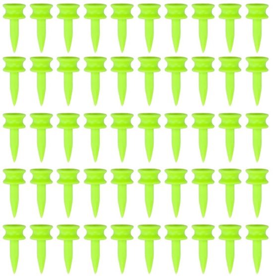 Dailygoods- Golftees 50 stuks - Onbreekbare Kunststof - Duurzaam - 2,54 cm