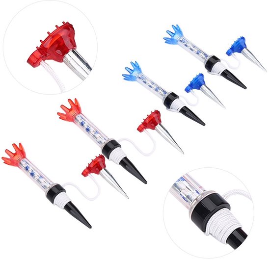 Dailygoods - Herbruikbare Golf Tee - Flexibele Magnetische Tees - Ideaal voor Training - Rood & Blauw - Golfaccessoires - Geschikt voor Golfspelers -