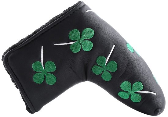 Dailygoods - Putter Cover Golf - Blade Cover - Bescherming voor je putter - Zwart - PU Materiaal - Perfect voor golfers - Ideaal voor op de golfbaan