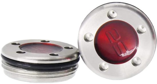 Dailygoods- Puttergewichten 25g - 2 Stuks - Hoogwaardige Metaal - Rubberen Ringen - Slijtvast - Vochtbestendig - Golfgewichten van Dailygoods