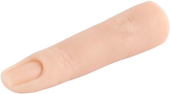 Dailygoods- Siliconen Vingers - Flexibele Nageltrainingsvinger - Antislip Vingermodellen - Scheurvast Materiaal - 8x2cm - Lichte Kleur van Dailygoods