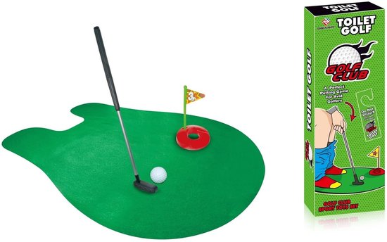 Dailygoods - Toilet Golf Set met Club en Ballen voor Thuis
