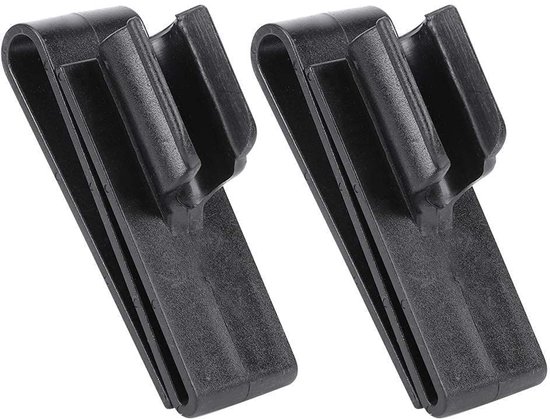 Dailygoody - Golf Club Tas Clip - Golf accessoires - Duurzaam - Zwart - Putter houder - Perfect voor elke golfer - Inclusief 2 clips