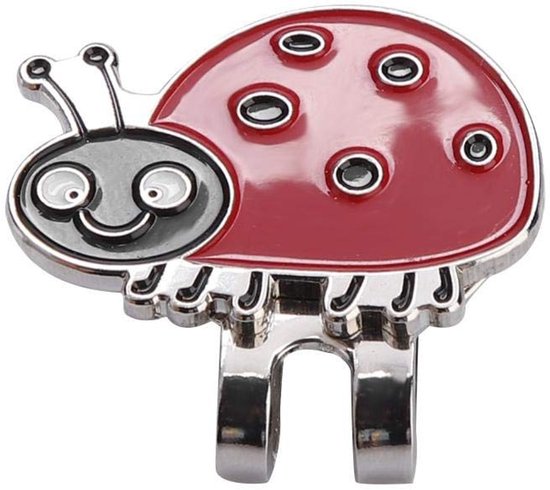 Dailygoody - Golf Hoed Clip - Golf Ball Marker - Magnetisch en Duurzaam - Lieveheersbeestje C514 - Golf Accessoire - Geschikt voor Vrouwen en Kinderen...