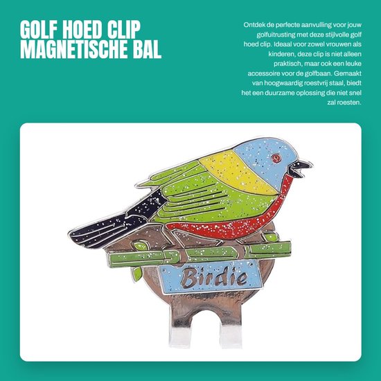 Dailygoody - Golf Hoed Clip - Magnetische Bal Marker - Roestvrij