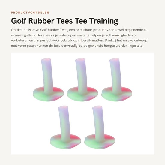 Dailygoody - Golf Rubber Tees - Tee Training - Ideaal voor Beginners