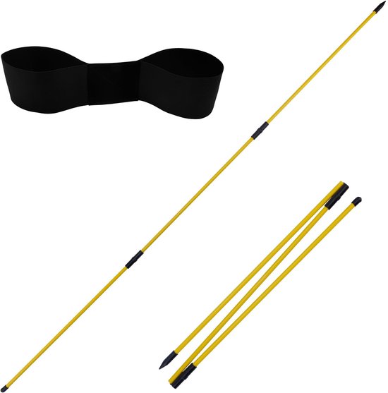 Dailygoody - Golf Swing Training Set - Swingcorrectie - 3 Delig - Opvouwbare Uitlijnstokken - Voor Beginners - Unisex