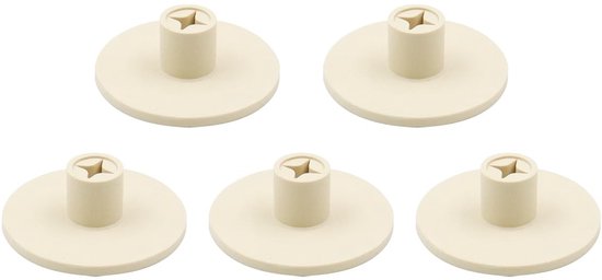Dailygoody - Golf Tee - 5 Pack 0,8 Inch - Stabiele Balhouder voor Indoor Outdoor - Beige - Perfect voor Beginners - Geschikt voor Driving Range