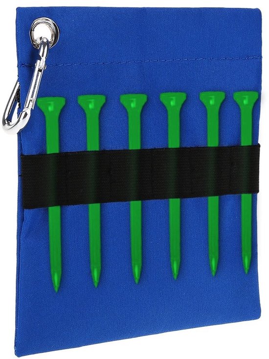 Dailygoody - Golf Tee Bag - Golf Tee Ball Storage Bag - Duurzaam en Praktisch - Compact Formaat - Golf Accessoires - Perfect voor Golfliefhebbers - Li van Merkloos