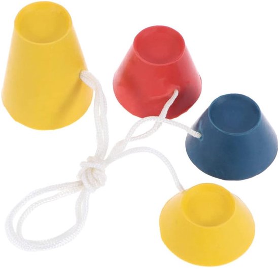 Dailygoody - Multicolour Rubber Golf Tees - Jumbo Hoogtes - Ideaal voor binnengebruik - Set van 4 - Perfecte grip - Duurzaam materiaal - Geschikt voor