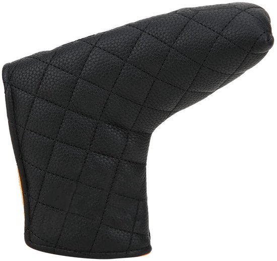 Dailygoody - PU-lederen Driver Head Cover - Professionele bescherming - Zwart - Dikker pluche - Golfaccessoire - Geschikt voor golfclubs