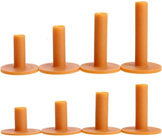 Dailygoody - Set van 8 Rubberen Golf Tees - Duurzaam en Flexibel voor Binnen en Buiten