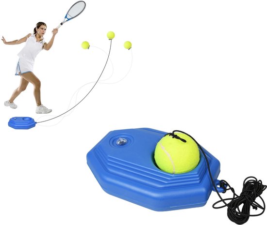 Dailygoody - Tennis Trainer - Tennistrainer - Verbeter je skills - Blauw - Trainingstool - Voor beginners en kinderen - Zelfstudie tool