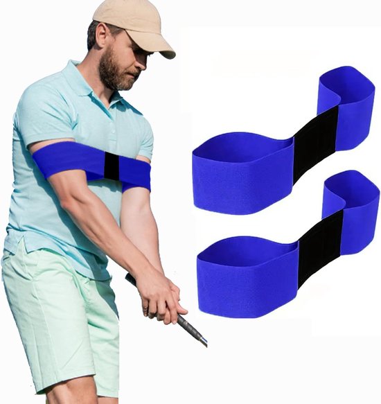 Daity Set van 2 golfarmbanden voor swingcorrectie (blauw)