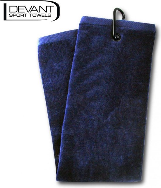 Devant Velour Handdoek Navy van Rhombus