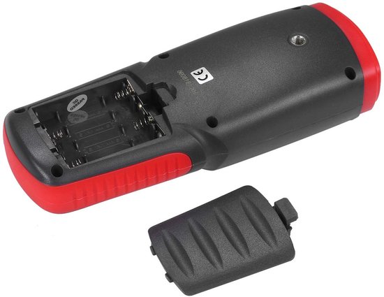 Digitale Anemometer - Windmeter Luchtmeter - Windsnelheid Meten - Zeswielig Ontwerp - 0-45 m/s - Grijs