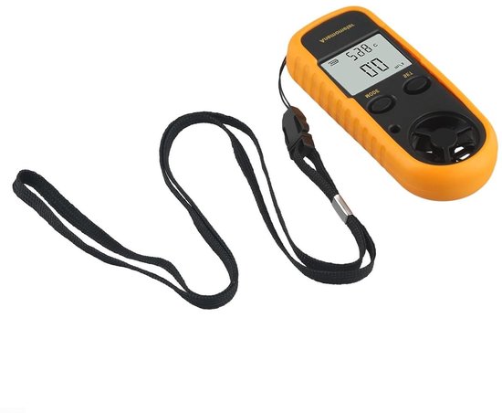 Digitale Anemometer - Windmeter Windmeter - Buiten Meten - Hoge Precisie - 0-30m/s - Zwart