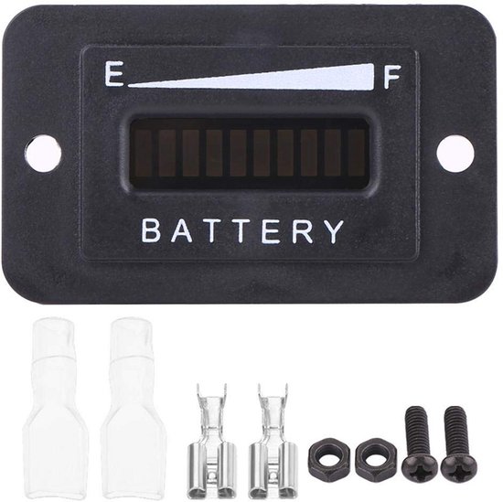 Digitale Batterij Indicator 12V/24V/36V/48V voor Golfkar - Accu Laadstatus Meter van Merkloos