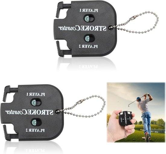 Digitale Golf Poort Gauge Set van 2 Stuks, Lichtgewicht en Draagbaar, Duurzaam ABS Materiaal voor Golf en Ball Spellen, Ideaal voor Twee Spelers