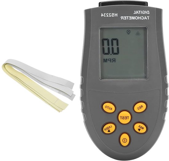 Digitale Tachometer en Snelheidsmeter met Verlicht Display voor Nachtgebruik en Nauwkeurige Metingen van Merkloos