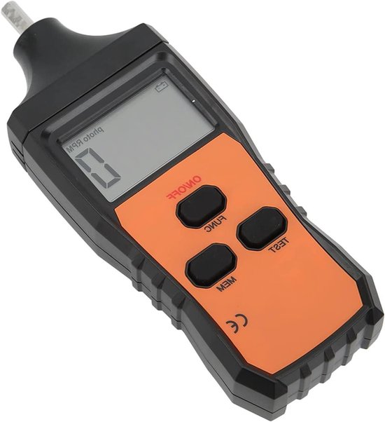 Digitale Toerenteller - Snelheidsmeter RPM Meter - Motoren Controleren - Hoge Nauwkeurigheid - 50-500mm - Grijs