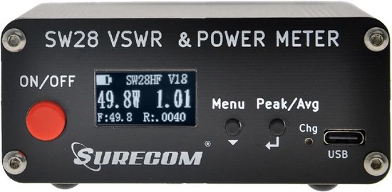Digitale Vermogensmeter SWR RF-Meter 1.8-60 MHz tot 120W LCD-Display