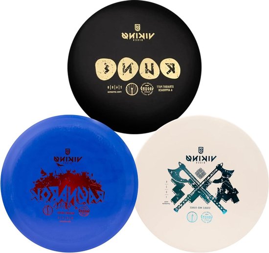 Disc Golf Set - 3 Frisbee Discs voor elke afstand - PDGA goedgekeurd - Outdoor Fun Sport - Volwassenen en Kinderen - Putter Mid-Range Driver van Bevilleo.