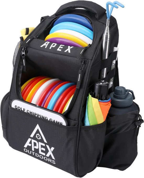 Disc Golftas - Frisbee Golftas - Disc Golf Spel - Ruim 20+ Schijven - 29x27x10 cm van Merkloos