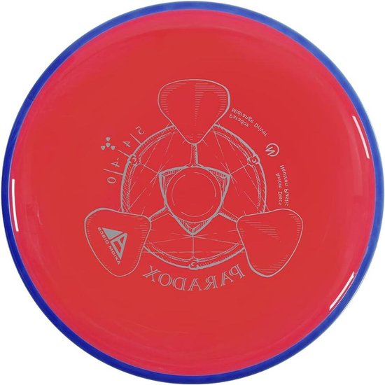 Disgolf Midrange Schijf - Paradox Schijf - Disgolf Spelen - Zeer Onderstabiel - 165-170g - Variërend