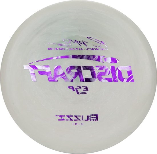 Disgolf Mini Buzzz - Oefenschijf Accessoire - Afstand Gooien - Paul McBeth 6X - 15 cm - Variërende Kleuren