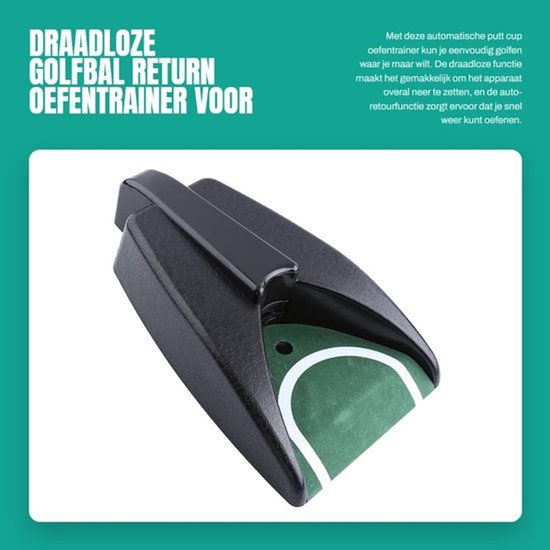Draadloze Golfbal Return Oefentrainer voor Thuis en Kantoor