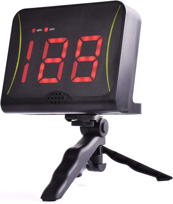 Draadloze Snelheidsmeter voor Sporten met Digitale Weergave en Spraakaankondiging van Merkloos