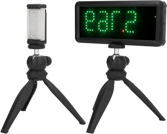 Draadloze Timer voor Sprint en Wandelen met Oplaadbare 1500 mAh Batterij en Lange Bereik van 8 Meter