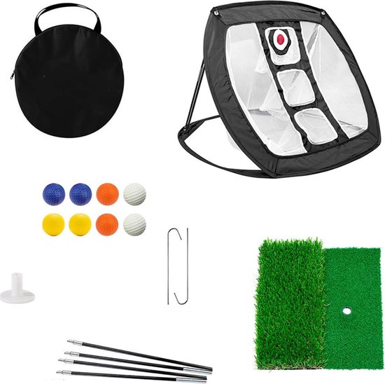 Draagbare Golf Chipping Netto Kit - Golf Praktijk Netto Accessoires Voor Indoor Outdoor Golf Training - Yolispa