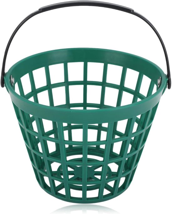 Draagbare golfbalmand van nylon, praktische golfbal-emmer en stapelbare container voor golfers van Merkloos