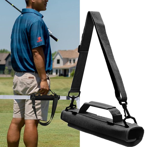 Draagbare golfclub draagtas - Minigolfclubdraagtas - Golftas - Gemakkelijk mee te nemen - Draagbare Schoudertas - Golftassen van Merkloos